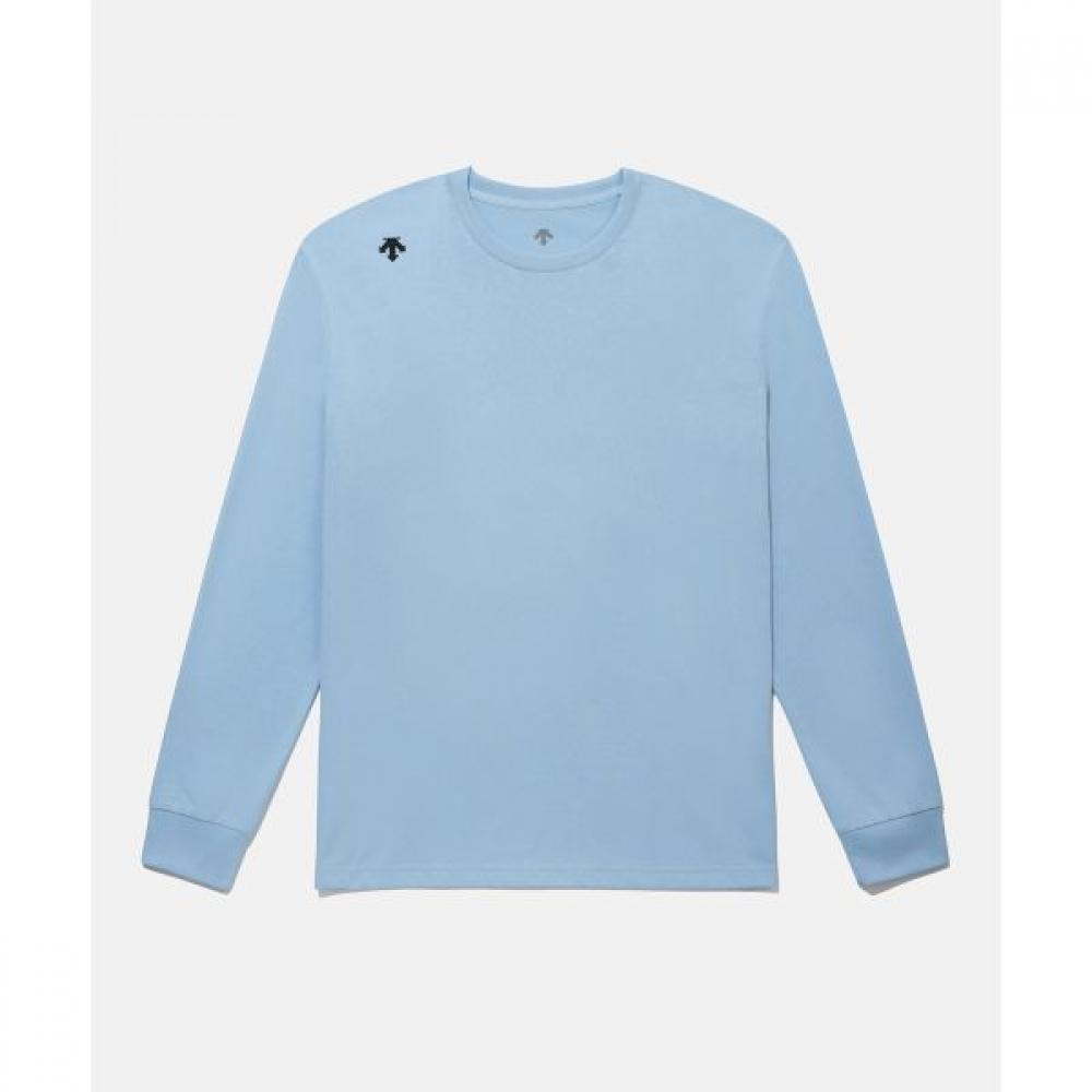

DescenTe OverfiT CoTTon Long Sleeve T shirT Sky Blue SKY0SKYBLUE/100