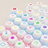 1 Set Kawaii Stamps Stationery For Journal Planner Arts Diy Crafts Album Scrapbooking Decorative Stamps Accessories