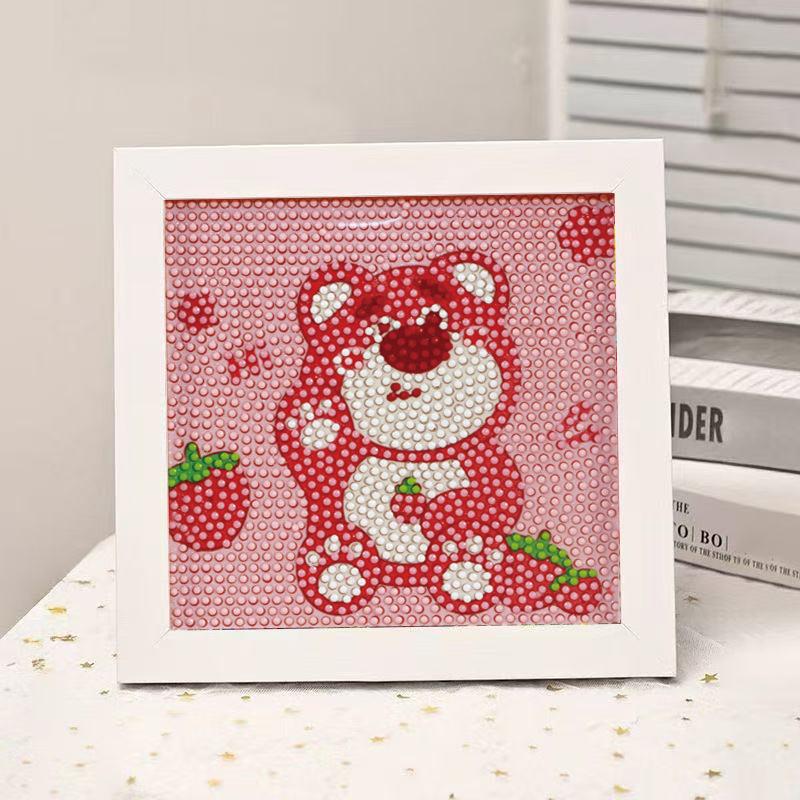 High-End Diamond Painting Diy Van Gogh Starry Sky Cat Creative Handmade Toy Table Decoration Diamond Painting With Frame