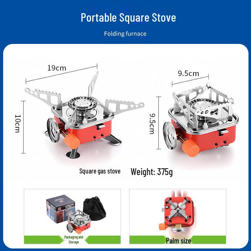 Bolongge Foldable Camping Cassette Stove