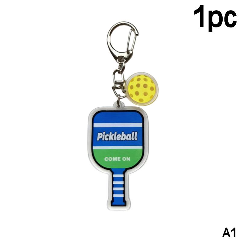 Acrylic Baseball Field Football Field Keychain Basketball Court Keyring Bag Pendant Double-Sided Key Chains Souvenir Gift