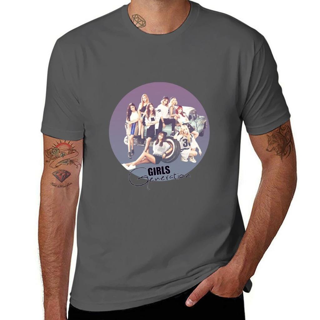 Girls Generation T-shirt anime t-shirts för man roliga t-shirts svart humor T-shirt