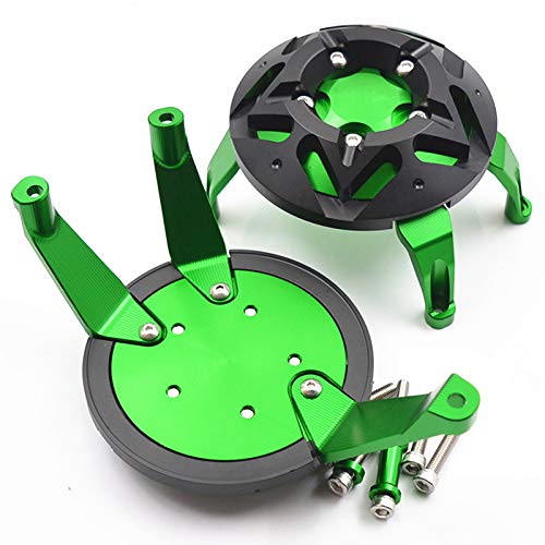 LEDISHUN Engine Cover, Engine Slider, Engine Guard for Kawasaki Versys 1000 (KLZ1000B) 2015-2022 (Green)