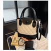 Women's hand-carried travel bag winter new high-end simple trend shoulder Korean versatile explosive bucket bag