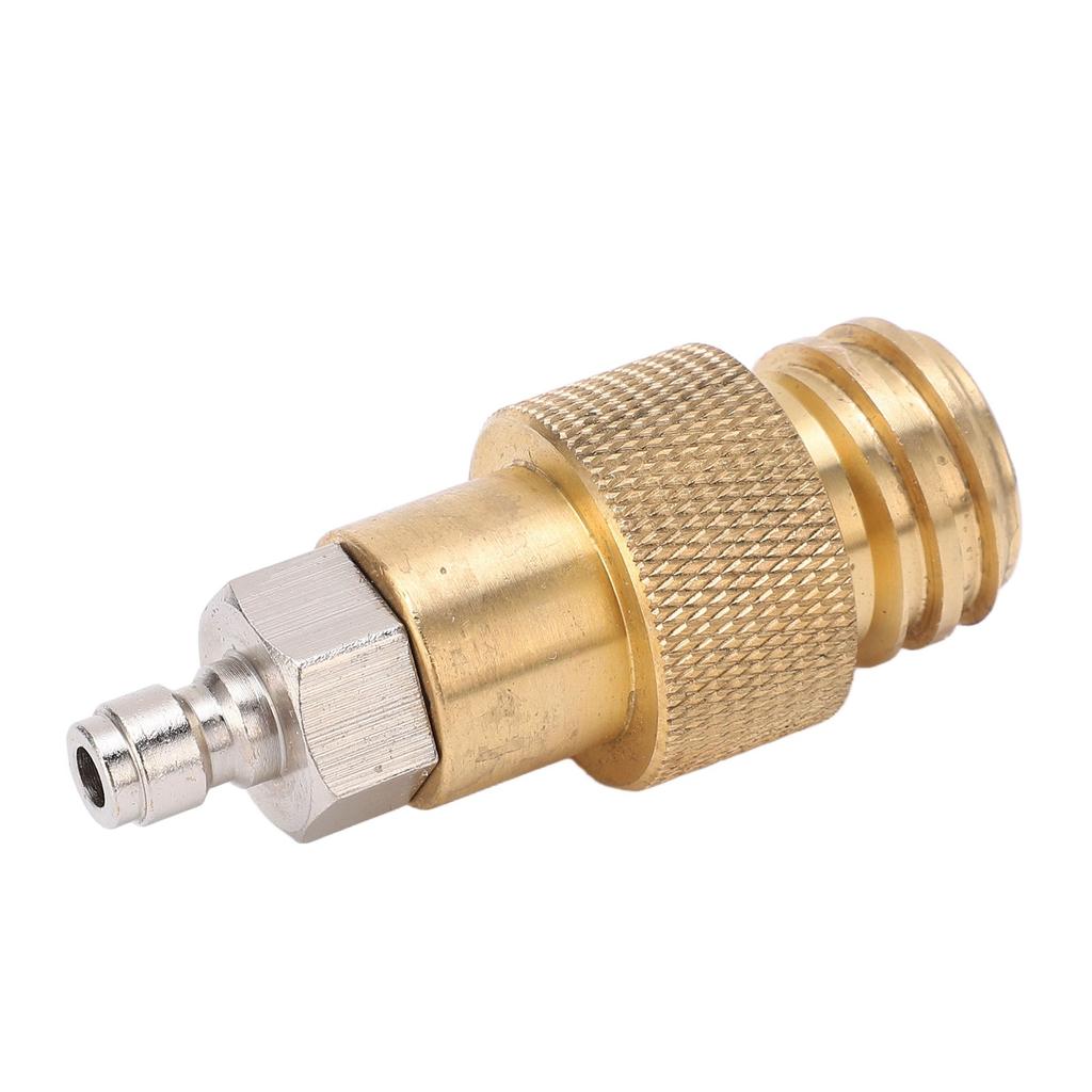 Soda Refill Adapter Machine Maker Brass Connector TR21‑4 Male Thread for Replacement