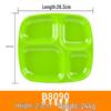 Melamine Rectangular 4-Compartment Serving Tray