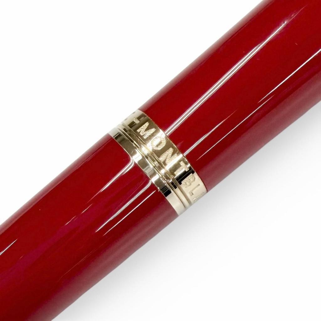 Excellent MONTBLANC fountain pen Muse Marilyn Monroe with pearl Red 14K mens Used