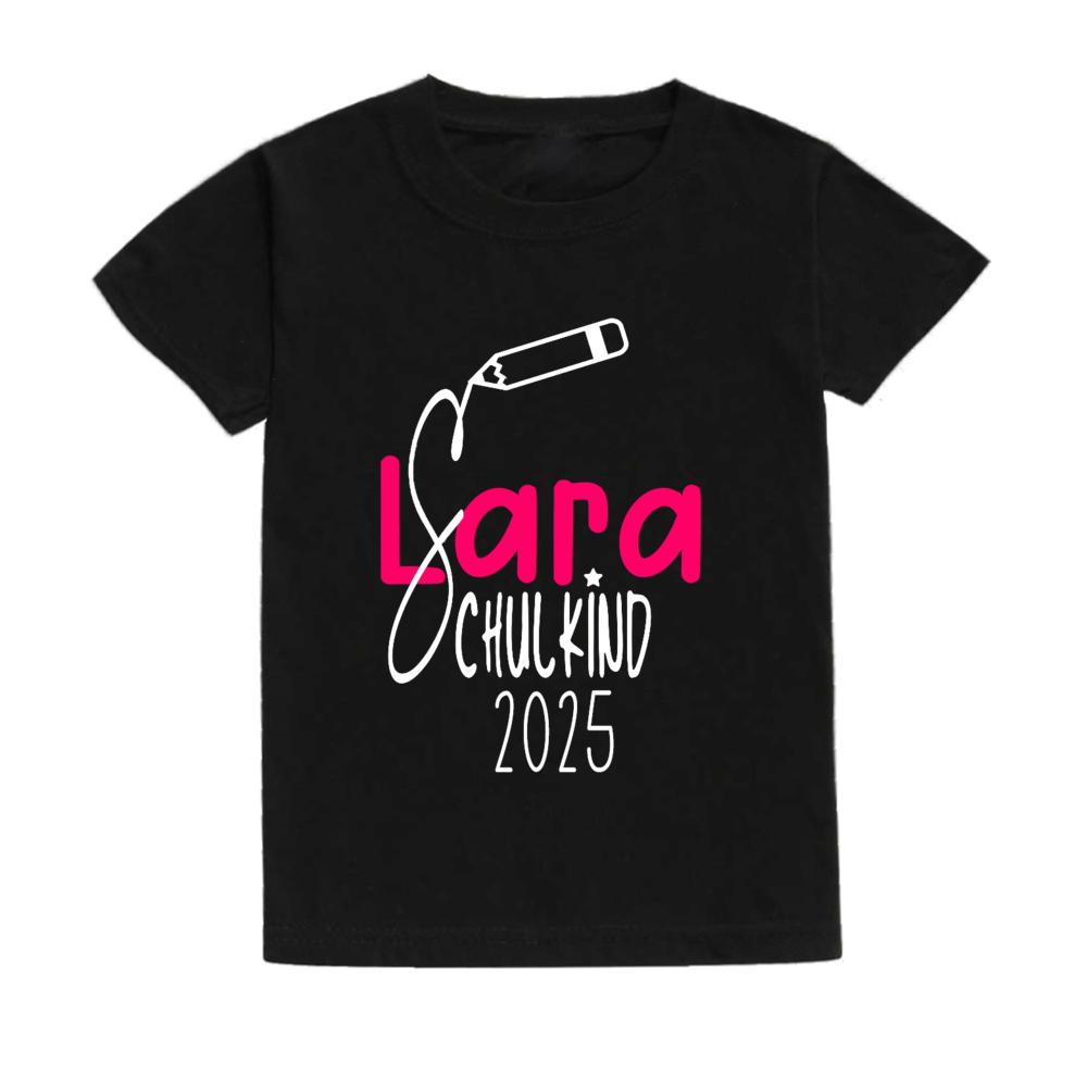 Personalized Schoolchild T-shirt Shirt for Schoolchild's First Day of School with Name First Day of School Gift Name