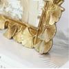 6 Zoll Europäischer Goldener Ginkgoblatt Harz Fotorahmen Kreative Hochzeitsgarn Dekoration Ornamente