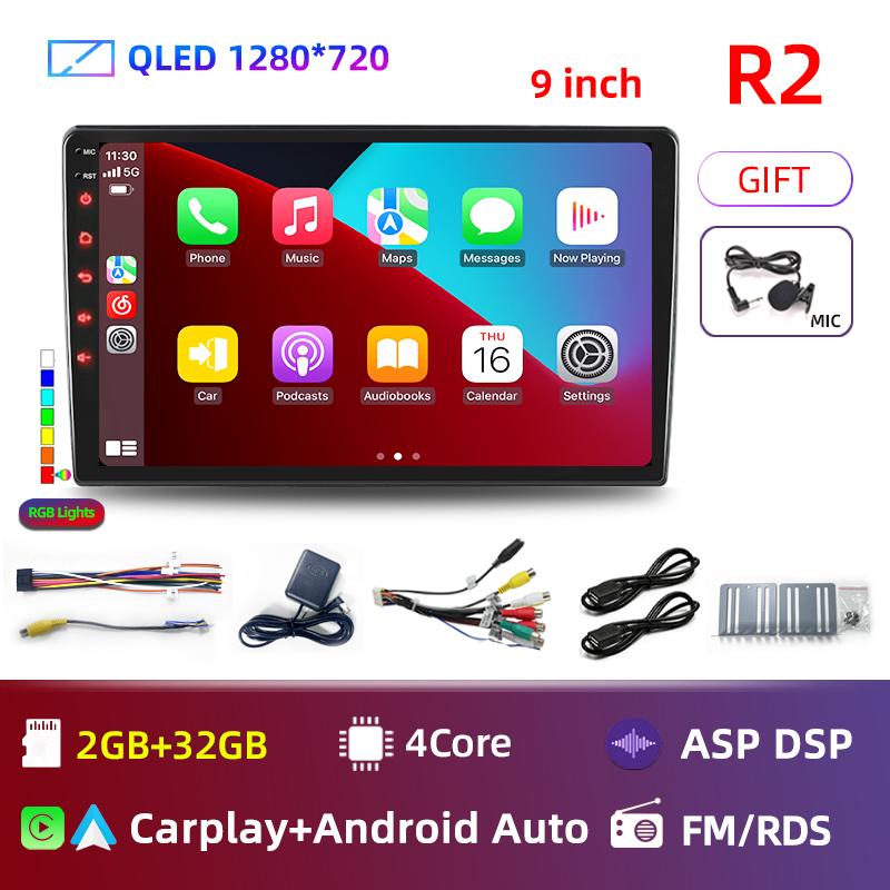 

Ruancheng 2Din Автомобільний Android Радіо Мультимедійний Плеєр 7/9/10 дюймів GPS Навігація для Toyota Volkswagen Hyundai Nissan Kia Renault