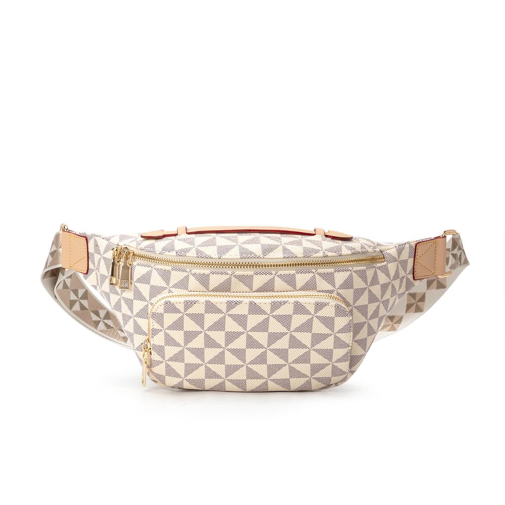 Fashion Fanny Pack Women Print Retro Europe and America Casual Ladies