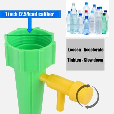 10Pcs Adjustable Self Watering Spikes Planter Insert Drip Irrigation Spikes Automatic Plant Watering Tools Fit Plastic Water Bottles