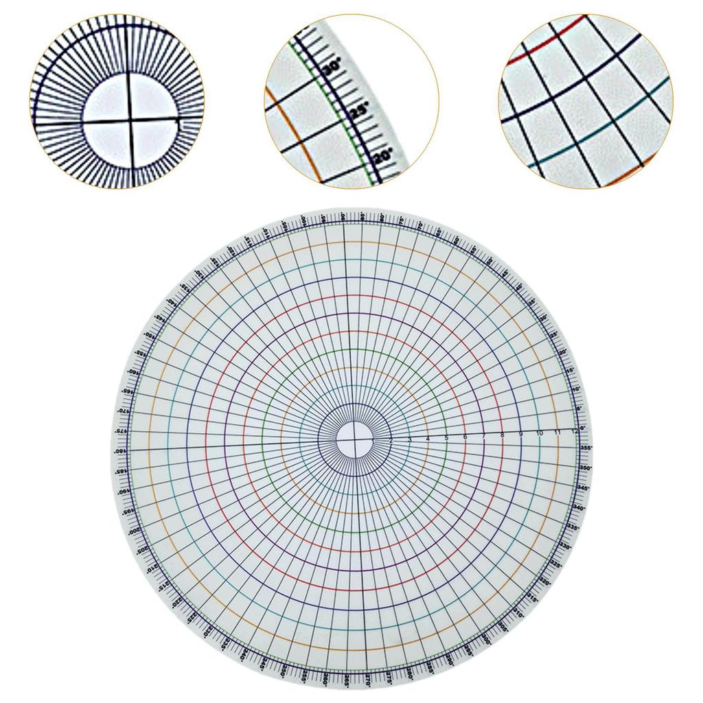 Underglaze Painting Circle Dividing Card Accessories for Equalizing Ceramic Versatile Trimming Tool Pottery Shaping Tool