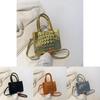 Trendy Retro Pu Handbag Small Square Bag For Fall Fashion With Unique Stitching