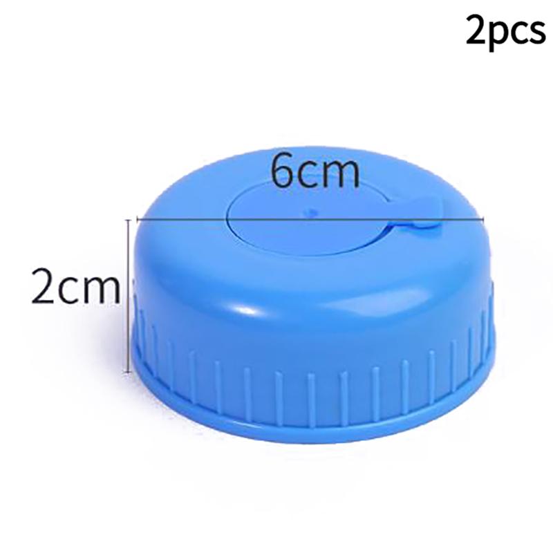 Non Spill Water Jug Replacement Caps Reusable Snap On Bottle Cap Anti Splash Peel Cover Water Container Sealing Accessory