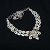 Granat Edelstein : 925er Sterlingsilber Handgefertigt Mehrere Formen Stein Halskette Schmuck