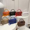 HOT SALE Zipper-Decorated Single-Shoulder Fashion Retro Crocodile-Patterned Patchwork 2026 Autumn New Trendy Crossbody Handbag