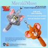 And Tom Jerry Large Head Shape Tail Vibrating Plush Pendant Funny Keychain