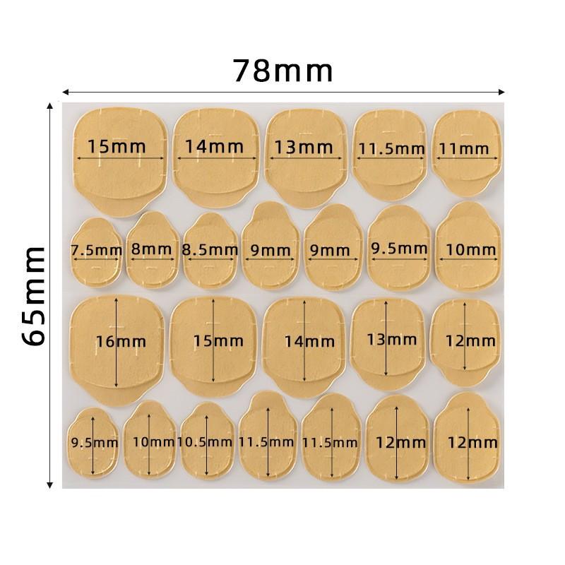 

Немаркированный крафт-бумажный клей-желе с повышенной адгезией, водостойкий двусторонний клей для ношения доспехов Enlarged version 10pcs