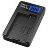LCD USB LP-E8 Battery Charger Replacement for  EOS 550D, EOS 600D, EOS 650D, EOS 700D, EOS Kiss X4 Camera Battery