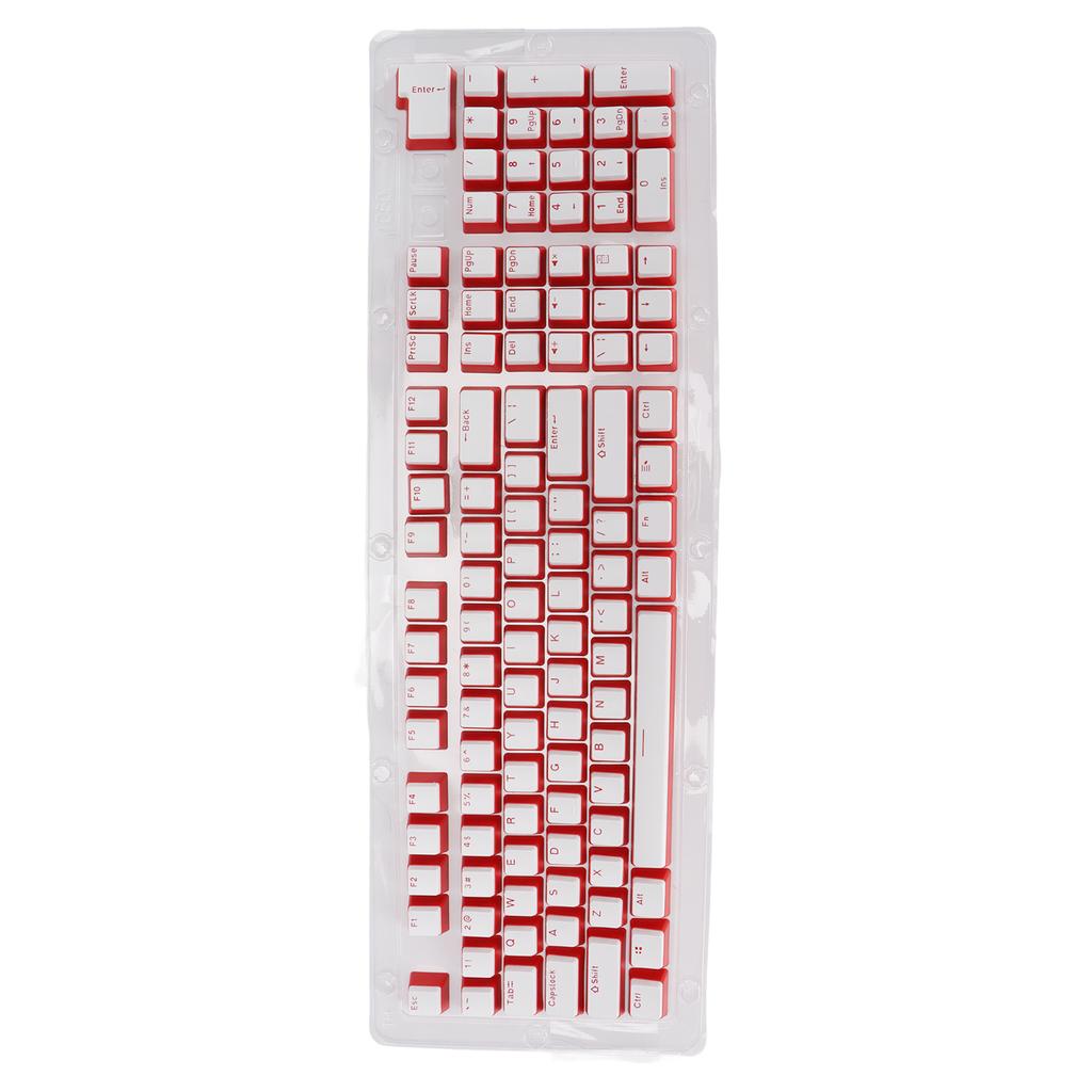 Keyboard Keycaps FOS Step 110 Keys OEM Height 2 Color Injection Molding Computer Accessories