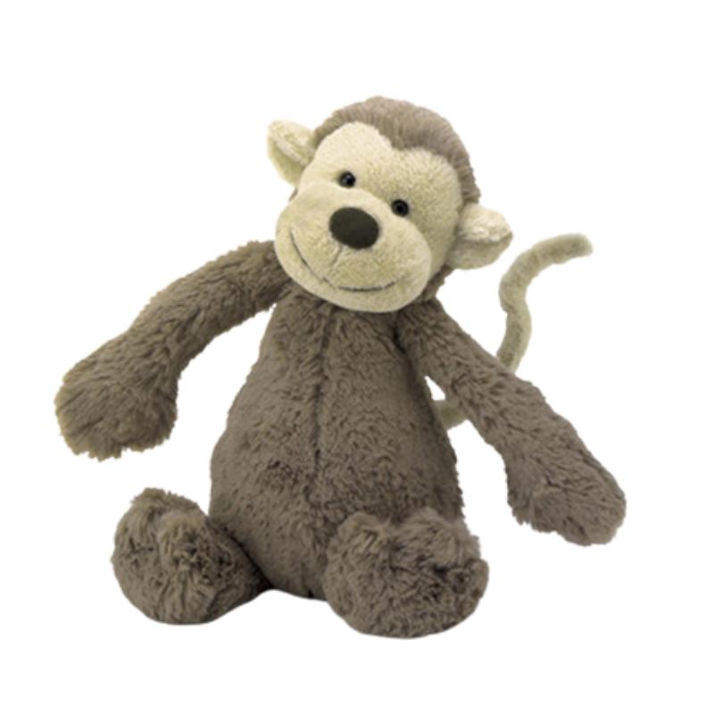 JELLYCAT Jungle Animals Series Little Monkey Cute Fun Doll Plush Doll 18cm Height