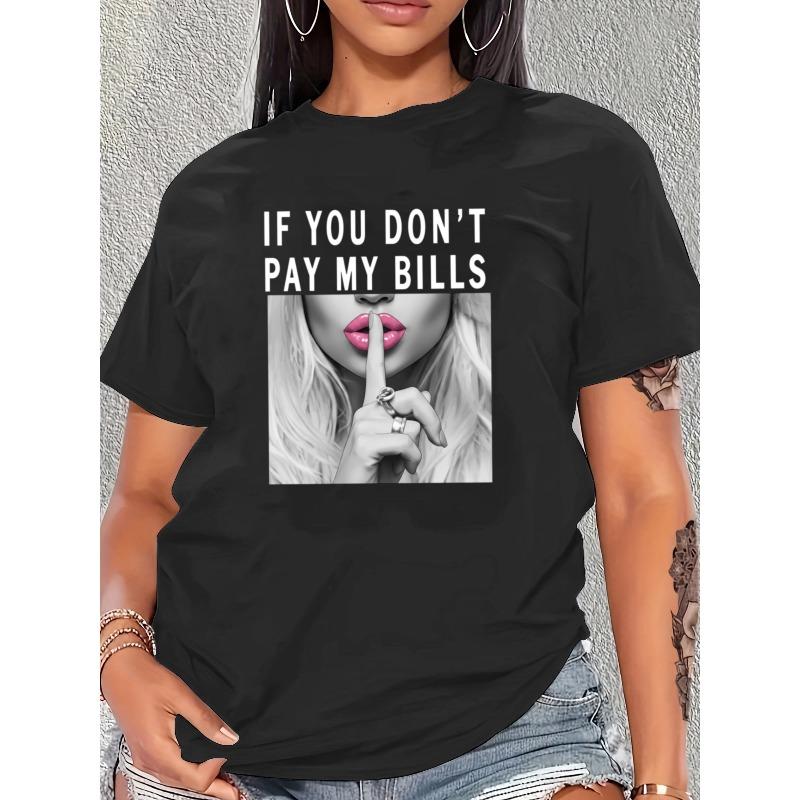 

Women s Short-Sleeve T-Shirt Medium-Stretch Fabric Suitable for Spring Summer Fall, Casual Attire or Gift - 5 Colors Available (No Chest Padding) 4XL