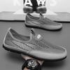 Breathable Hollow Out Casual Walking Driving Shoes Lazy Shoes Chaussure Hombre Summer Men Shoes Slip-on Loafers Casual Shoes