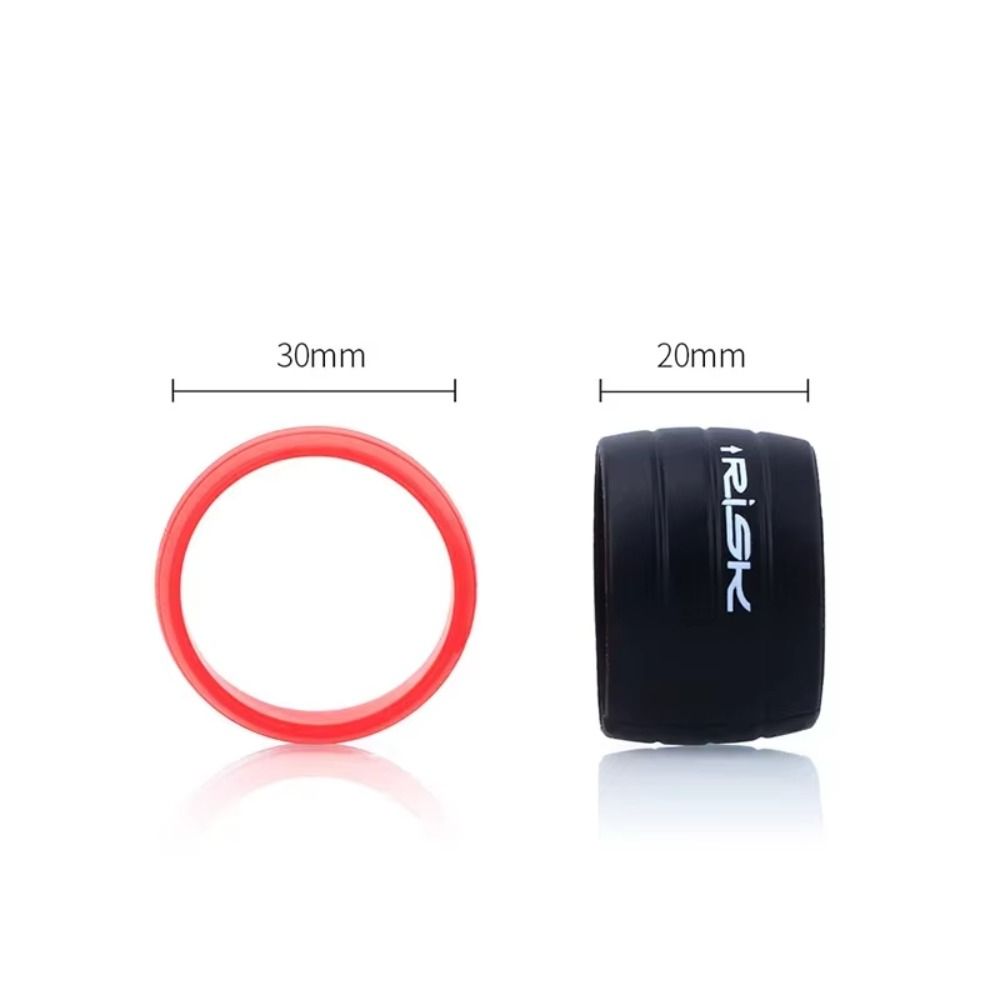 1pair Non-slip Bike Handlebar Strap Fixing Silicone Universal Handlebar Strap Sleeve Lightweight Handlebar Tape Ring