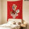 Sarakey Wall Tapestry Aesthetic Wall Hanging Printed Fabric Blanket Decorative Tapestries For Bedroom Living Room Home Decor