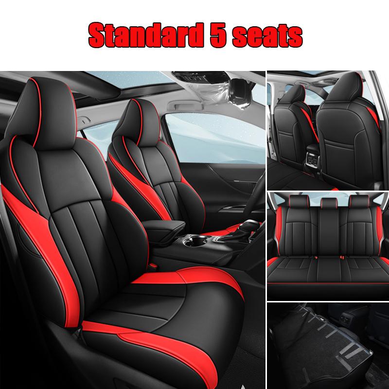 Premium Custom Fit Car Seat Covers For Toyota Venza 2026 2026 2026 Artificial Leather Full Set Automotive Interior Seat Cushion