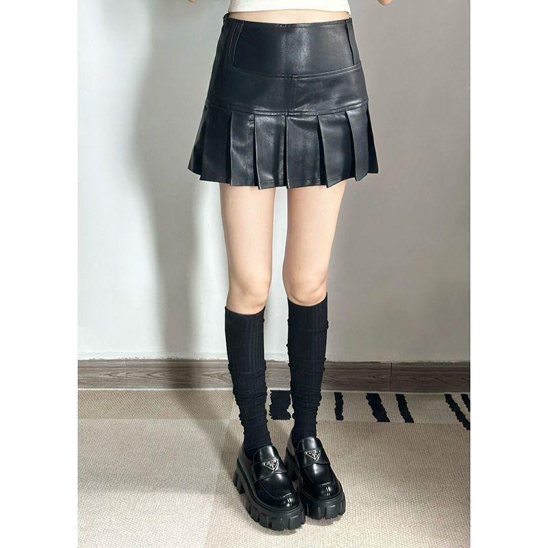 Hehe Socks - Double-stitch Knee-length Long Socks, Calf Socks with Stripes, Trendy Thigh-high Socks