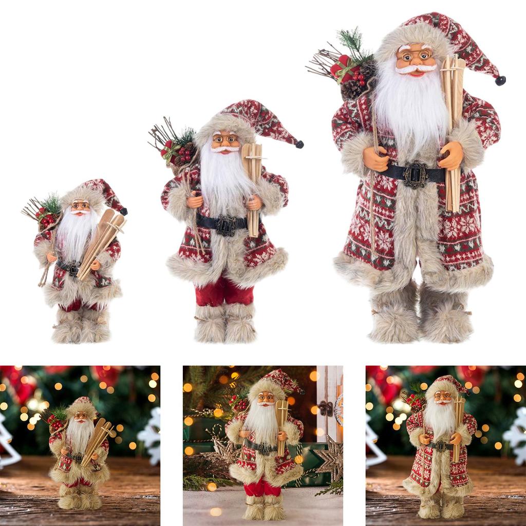 Elegant Santa Figurine for Festive Home Decor
