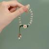 Jade beads small peach blossom woven bracelet female minority design students best friend gift beads bracelet knitting
