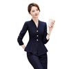 Elegant Skirt Suit for Professional Women - Perfect for Autumn & Spring Administrative Workwear