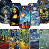 AQ98 Starry Night Van Gogh Painting Soft Shell Phone Case for Redmi Note 13 14 Pro+ Plus A3 A3X 13X 13C 13R 14S 14C 14R