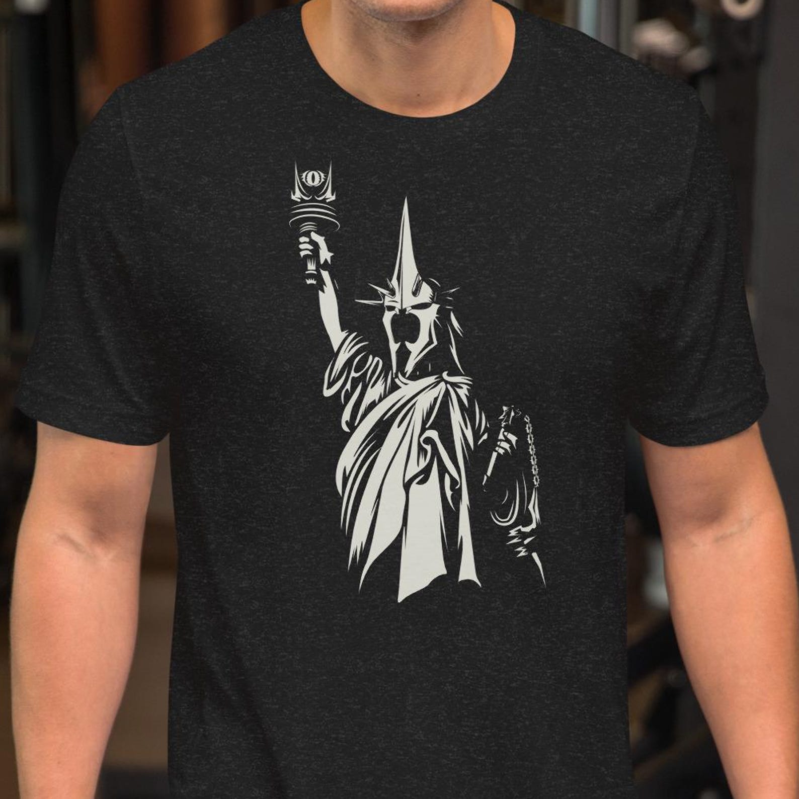 Statue of Liberty, LOTR, Parody Unisex t-shirt L