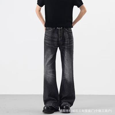 Pantaloni Jeans Lavati a Gamba Larga Taglio Dritto Uomo Donna Classici Vestibilità Larga Jeans per Uso Quotidiano 2025