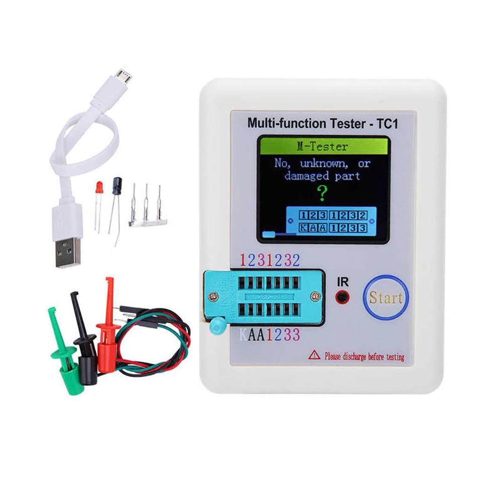 Transistor Tester TFT For Diode Triode Capacitance Meter LCR ESR NPN PNP MOSFET