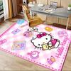 Office Rug Hello Kitty, Fairy Tale Anti-Slip Rug, Machine Washable for Living Room, Bedroom, Office, Multiple Sizes, Bedroom Mat, Decorative Mat, Dura