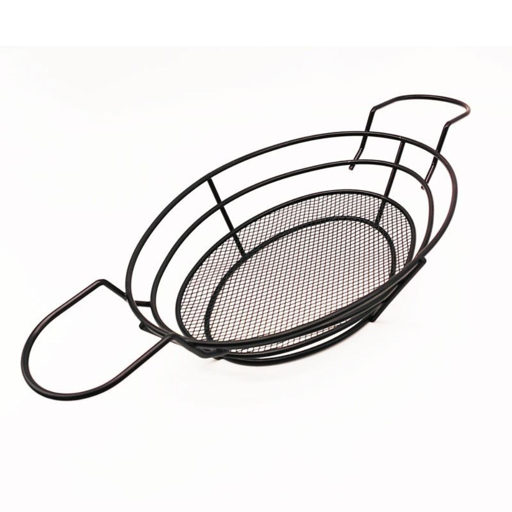 Creative Oval French Fries Basket Metal Basket Fried Chicken Basket Fast Food Baskets  Fast Food