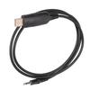 Programming Cable 3.5mm 0.14in Stable USB Write Frequency Cable for EVX‑216 EVX‑530 EVX‑531 EVX‑534 EVX‑539 CT‑106