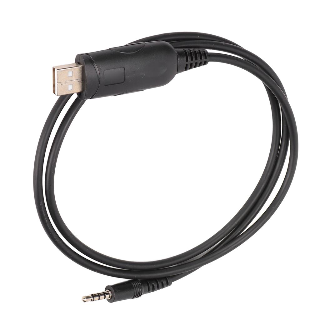 Programming Cable 3.5mm 0.14in Stable USB Write Frequency Cable for EVX‑216 EVX‑530 EVX‑531 EVX‑534 EVX‑539 CT‑106