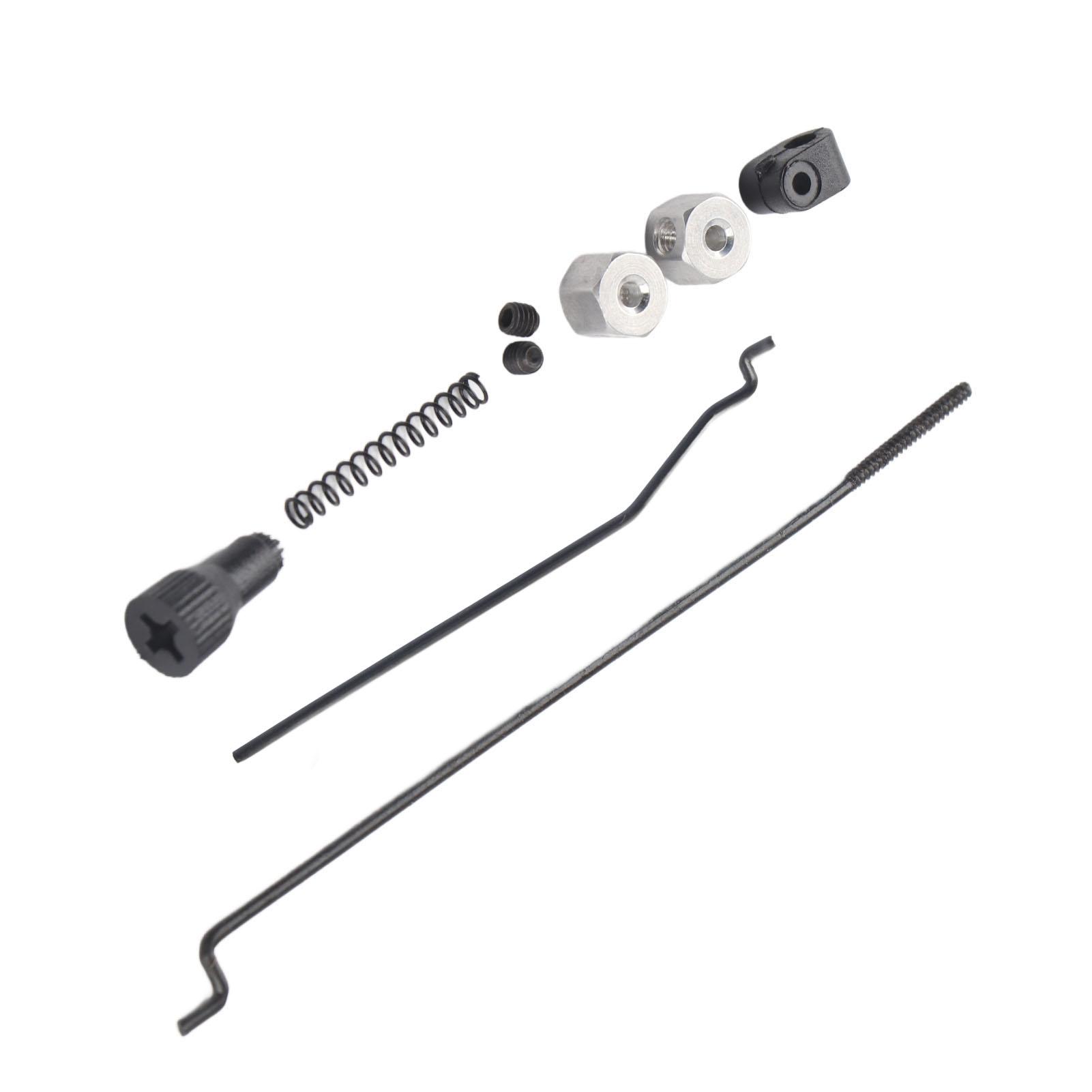 

02056 RC Metal Throttle Pull Rod Brake Lever Assembly for HSP 94108 1/10 RC Model Car