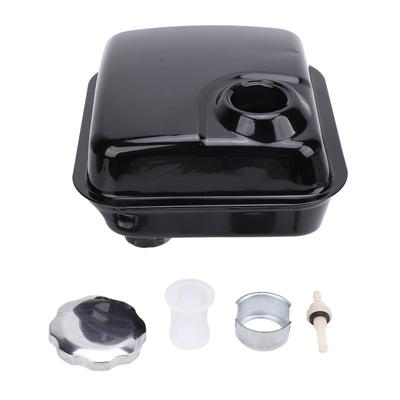 Iron Fuel Tank Stainless Steel Cap Gas Tank with Oil Outlet Adapter Replacement for Predator 5.5 Hp 163cc 6.5 Hp 212cc