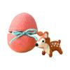 Surprise Easter Egg from Wool Felt Handmade Felted Easter Egg with Small Animals Hidden Inside Easter Basket Stuffer for Home Decor