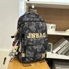Schoolbag Burden Reduction School Bag Male Female Middle School High School Large Capacity Campus Student Backpack College Student Leisure Travel 