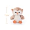 Apricot Lamb Forest Owl Plush Toy for Soft and Fluffy Forest Owl for Girls and 17cm Kids, Cute, Boys,