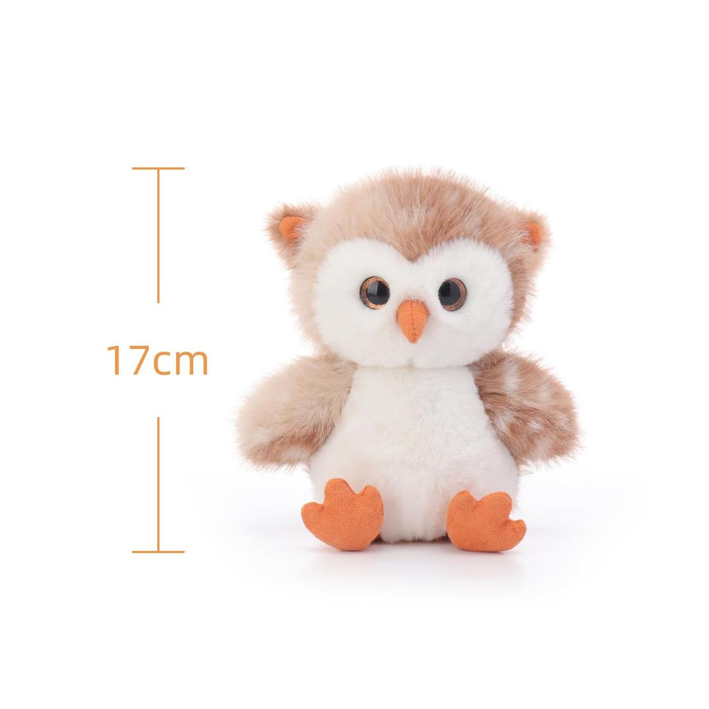 Apricot Lamb Forest Owl Plush Toy for Soft and Fluffy Forest Owl for Girls and 17cm Kids, Cute, Boys,