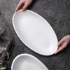 Durable Oval Ceramic Fish Plate